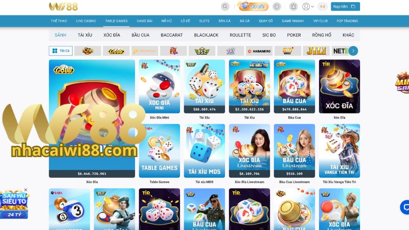 Các bước đặt cược Tài Xỉu tại nhà cái Wi88 Các bước đặt cược Tài Xỉu tại nhà cái Wi88