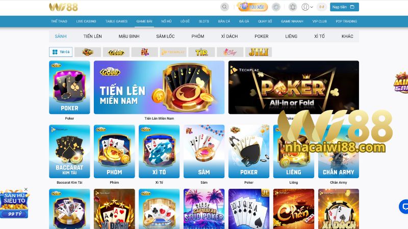 Top game bài Wi88 đáng trải nghiệm nhất hiện nay Top game bài Wi88 đáng trải nghiệm nhất hiện nay