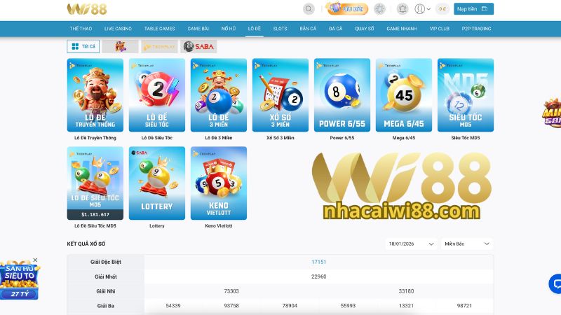 Top những hình thức cược lô đề online hay nhất Wi88 Top những hình thức cược lô đề online hay nhất Wi88