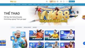 Giới thiệu sảnh thể thao Wi88