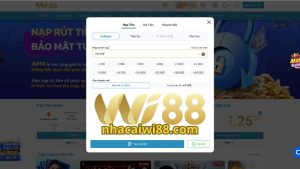 Hướng dẫn nạp tiền và rút tiền Wi88 chi tiết