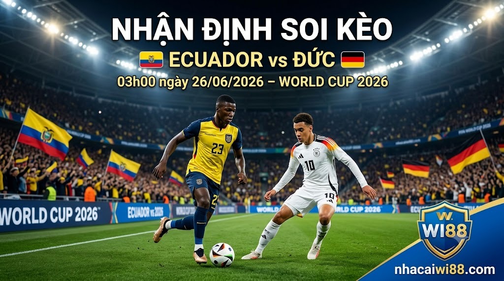 Nhận định soi kèo Ecuador vs Đức 03h00 ngày 26/06/2026 – World Cup 2026