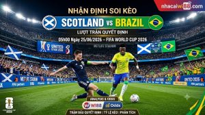 Nhận Định Soi Kèo Scotland vs Brazil 05h00 Ngày 25/06/2026 – Lượt Trận Quyết Định