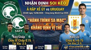 Nhận Định Soi kèo Ả Rập Xê Út vs Uruguay 05h00 ngày 16/06/2026 – Vòng bảng World Cup 2026