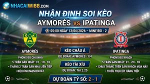 Nhận định soi kèo Aymorés vs Ipatinga 05h 00 ngày 13/06/2026 – Mineiro - 2
