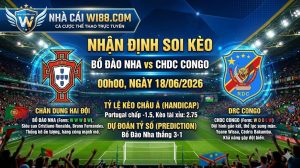 Nhận định soi kèo Bồ Đào Nha vs DR Congo 00h00 ngày 18/06/2026
