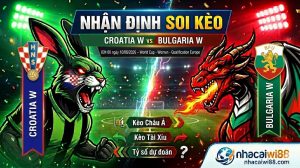 Nhận định soi kèo Croatia W vs Bulgaria W 00h 00 ngày 10/06/2026 – World Cup - Women - Qualification Europe