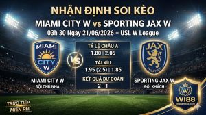 Nhận định soi kèo Miami City W vs Sporting JAX W 03h 30 ngày 21/06/2026 – USL W League