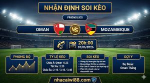 Nhận định soi kèo Oman vs Mozambique 20h 00 ngày 07/06/2026 – Friendlies