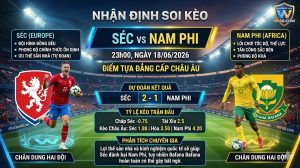 Nhận định soi kèo Séc vs Nam Phi 23h00 ngày 18/06/2026 – Điểm tựa đẳng cấp châu Âu