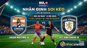 Nhận định soi kèo Union Macomb W vs Ann Arbor W 06h 00 ngày 12/06/2026 – USL W League