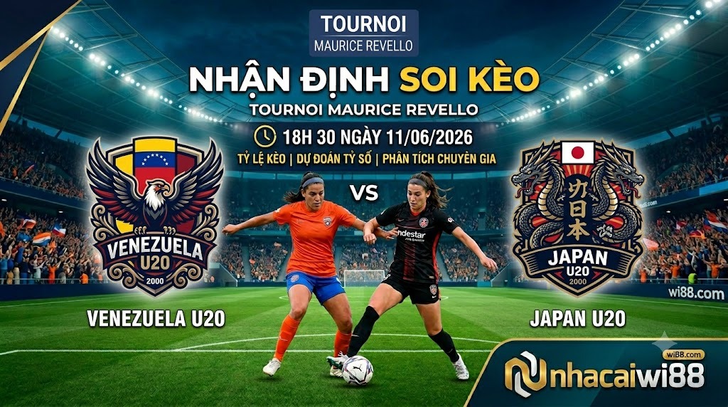 Nhận định soi kèo Venezuela U20 vs Japan U20 18h 30 ngày 11/06/2026 – Tournoi Maurice Revello