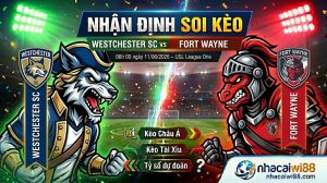 Nhận định soi kèo Westchester SC vs Fort Wayne 06h 00 ngày 11/06/2026 – USL League One